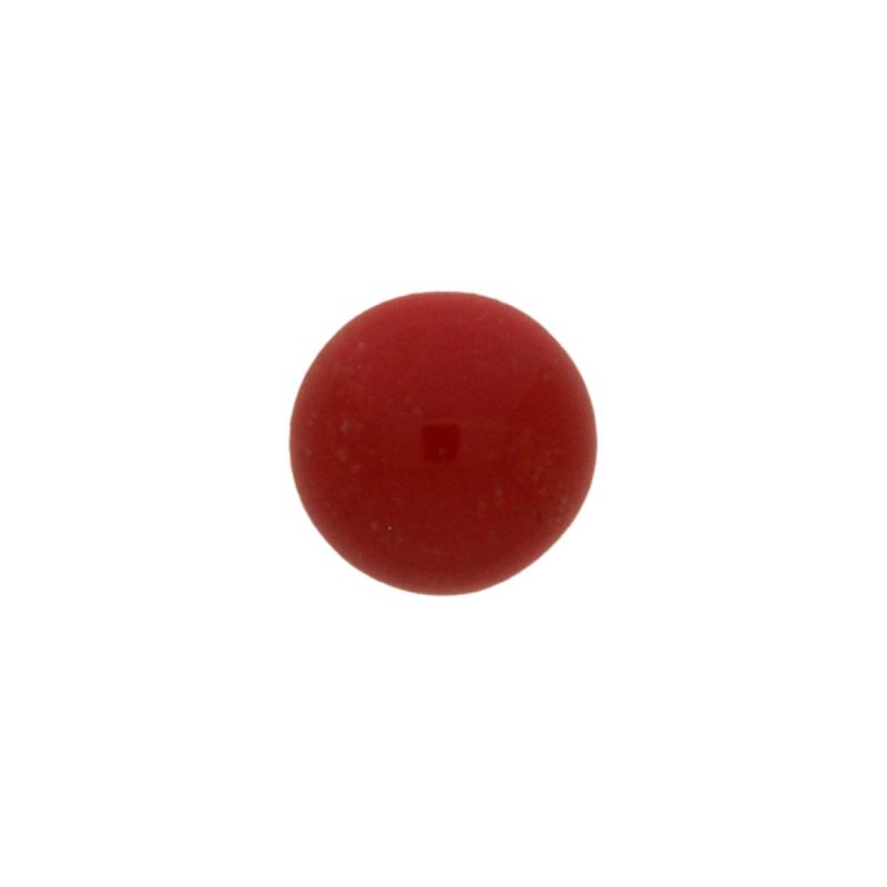 [750152000] Pierre cabochon Ø10mm base plate couleur terracotta