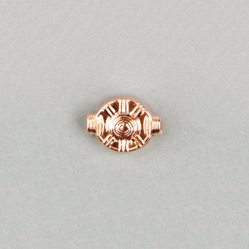 [111230000] Metallize bead 5x15mm. Hole Ø 2mm