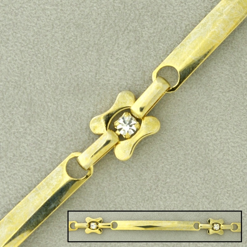[524740000] Chaîne en laiton à  maille fantaisie largeur 10,8mm