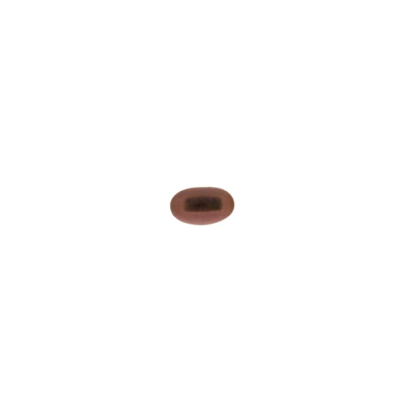 Stone oval cabochon 3x5mm flat base amethyst colour