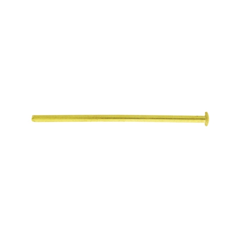 [113270000] Barre de laiton 40x1,6mm avec tête plate