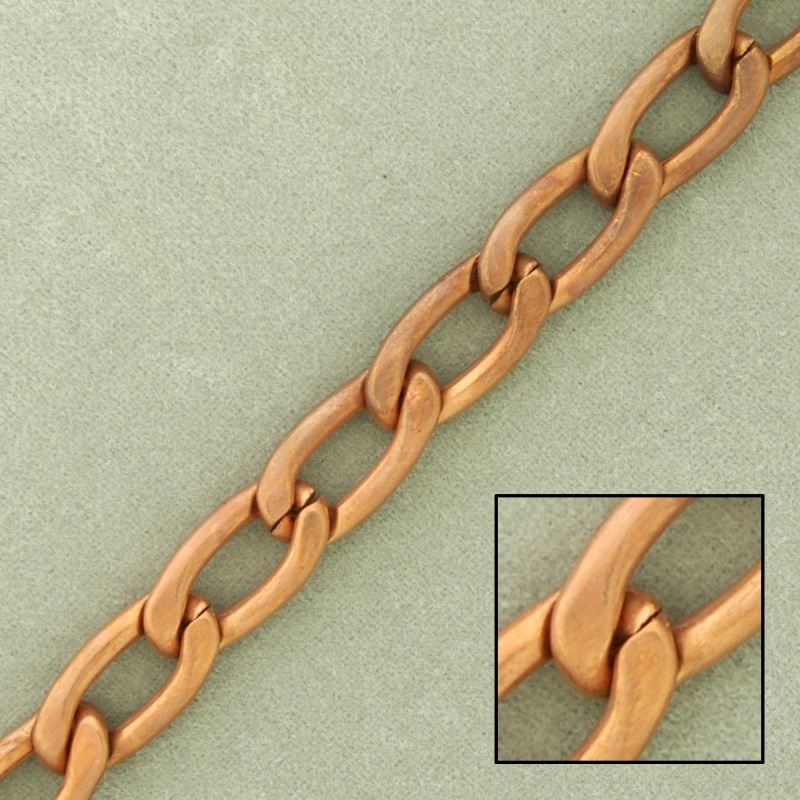 Cadena de hierro barbada laminada ancho 7,9mm