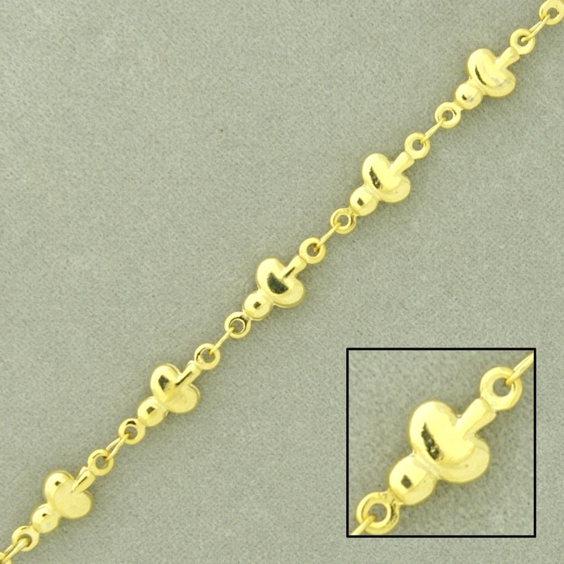 Cadena de latón ancho 5mm