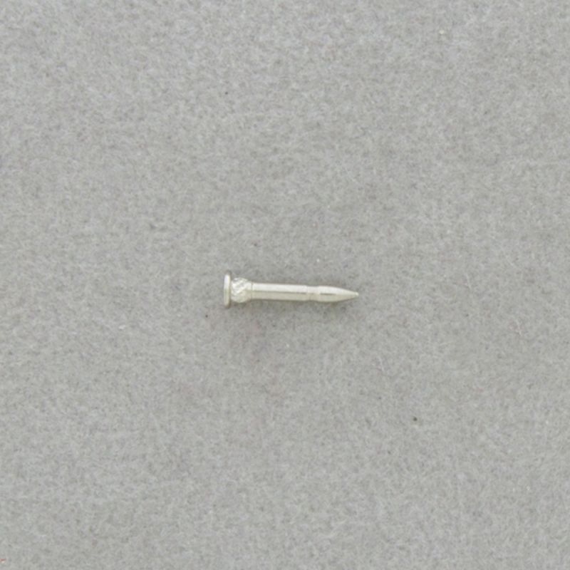 Poste de aleación níquelplata para pin 1x8mm.