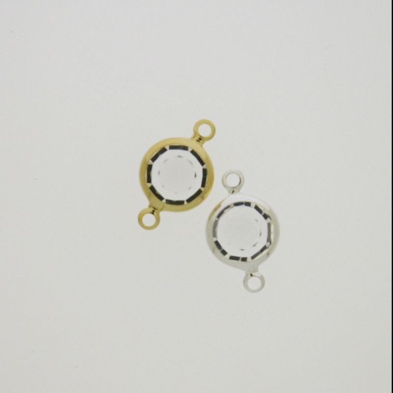 [750190600] Round strass diam. 8mm crystal colour. Length 15mm