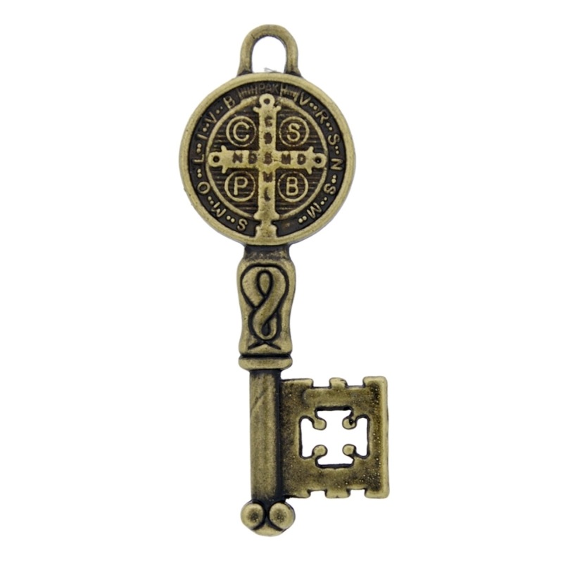 [129370000] Pendentif clef religieux 51x21mm