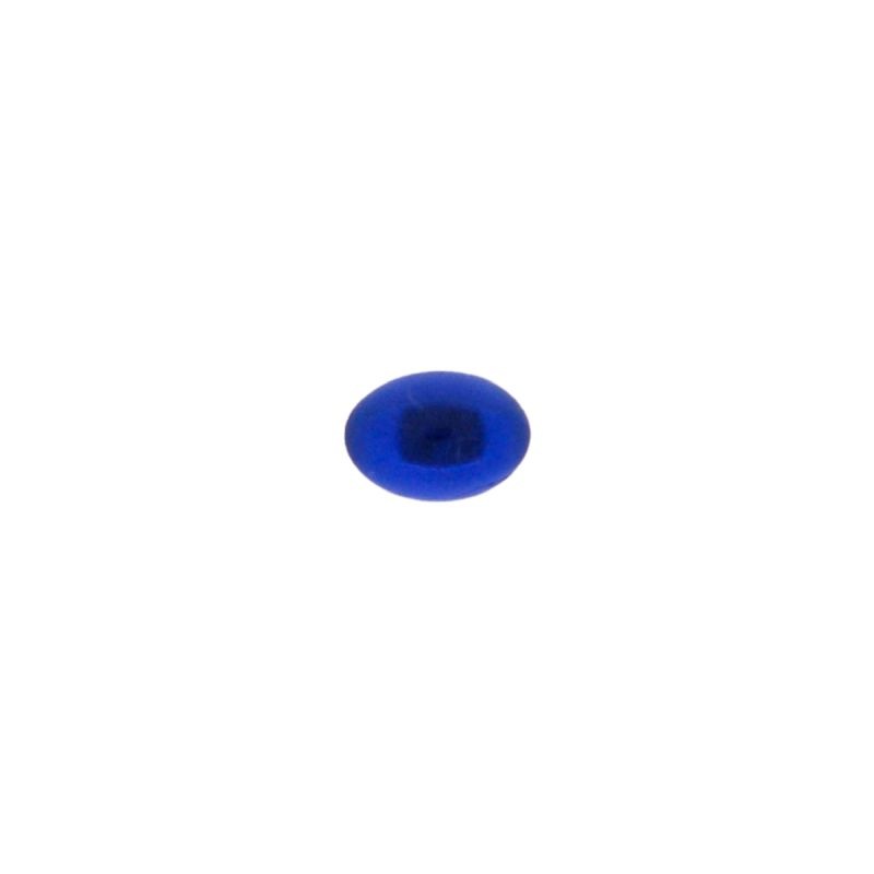 [750080300] Pierre cabochon oval 5x7mm base plate couleur saphir