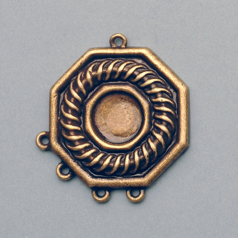[114990000] Filigree finding 40x35mm