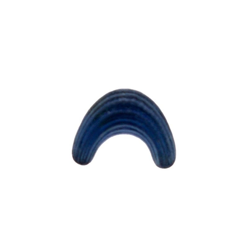 [750660800] Stone arch shape cabochon 9x12mm flat base montana colour