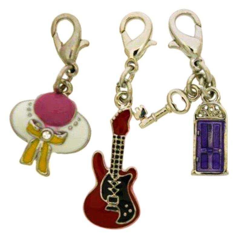 [125010300] Pack 3 pendentifs émaillés (sans nickel)
