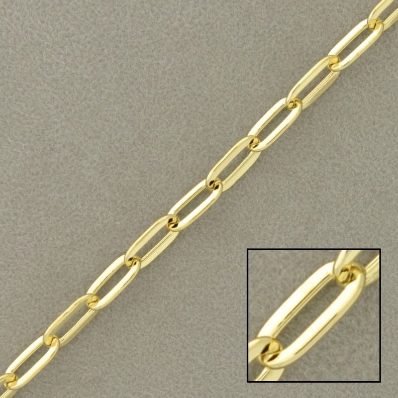 [925690000] Cadena de latón forzada ancho 4mm
