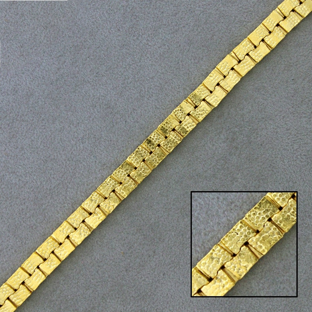 Cadena de latón plana ancho 7,4mm
