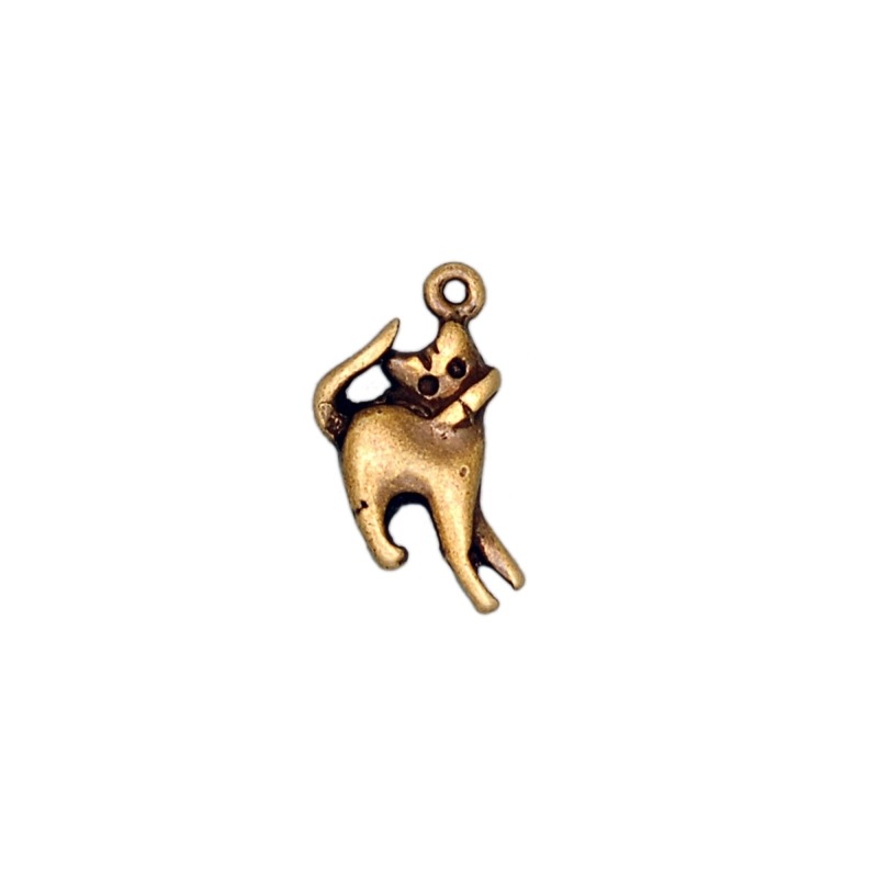 Pendentif chat 20x12mm