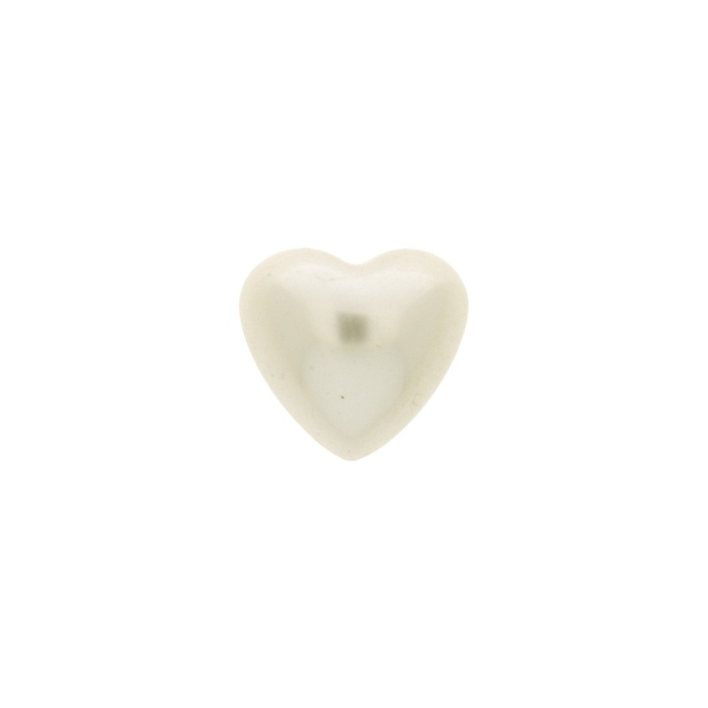 [435172000] Demi perle coeur 20x20mm