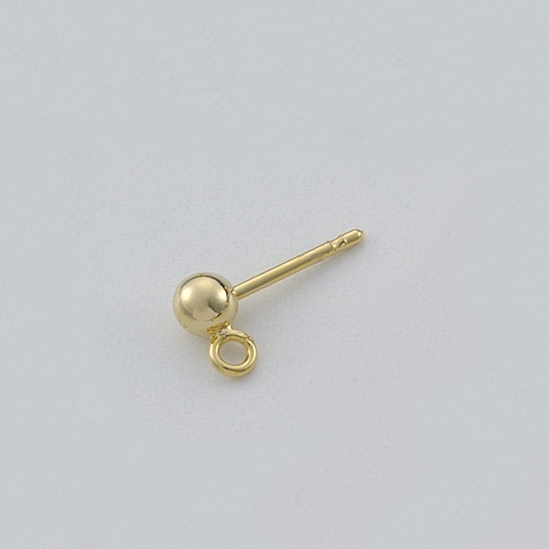 [113420400] Ear stud Ø 4mm ball with loop