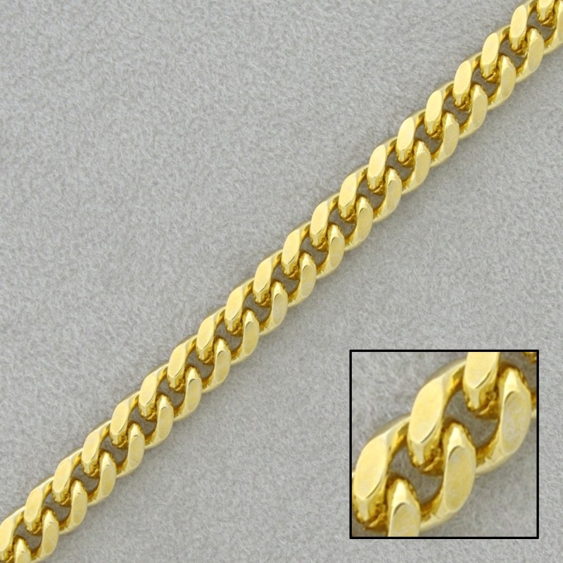 [521260000] Cadena de latón barbada lapidada ancho 5,2mm