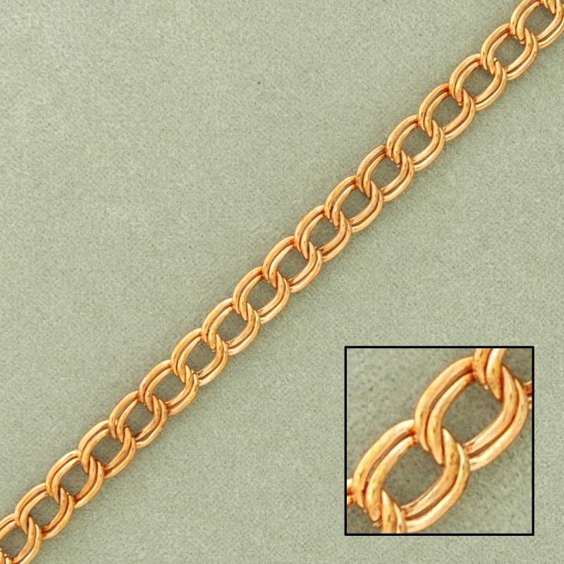 [511390000] Cadena de hierro barbada doble ancho 4,3mm