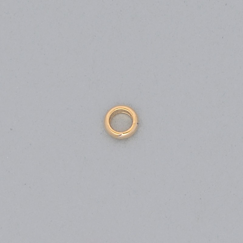 [323910000] Brass ring Ø 7x1,5mm half round shape.
