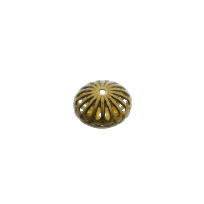 [121830000] Metal bead 8x5mm. Hole Ø 1mm