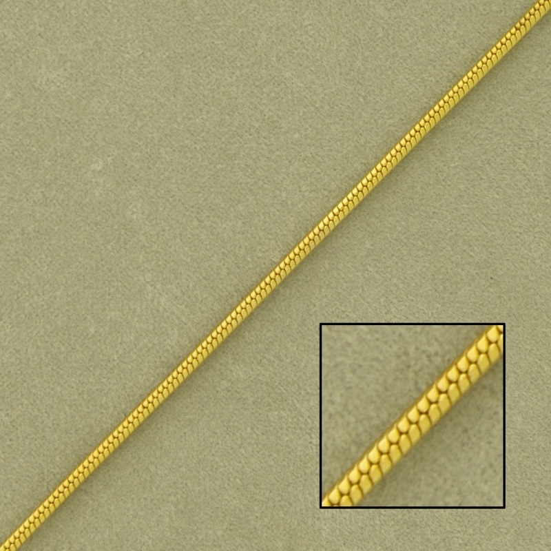 [527850000] Snake brass chain width 1,4mm