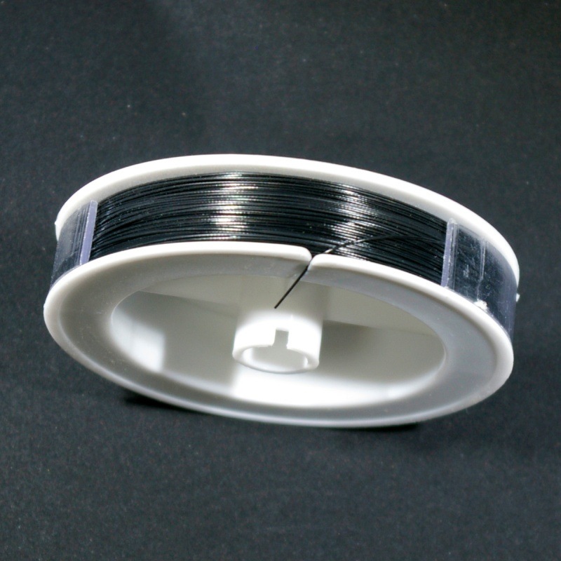 [539380200] Cable de acero Ø 0,45mm negro