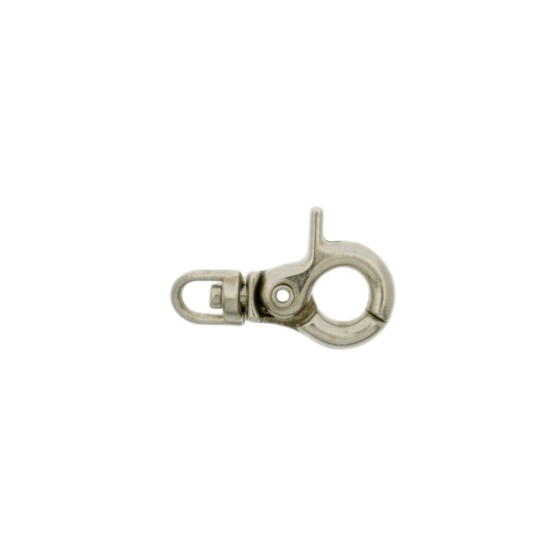 [640540000] Mousqueton 21mm nickelé