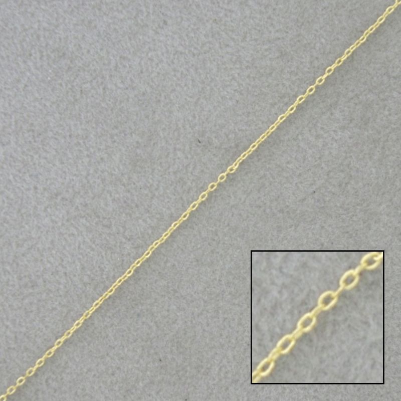 [522090000] Chaîne en laiton maille forçat largeur 0,8mm
