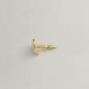 Tie clutch post 1x8mm with base