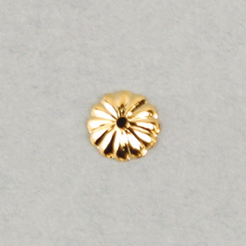 Casquilla gallonada Ø 7,5mm  paso de Ø 1mm