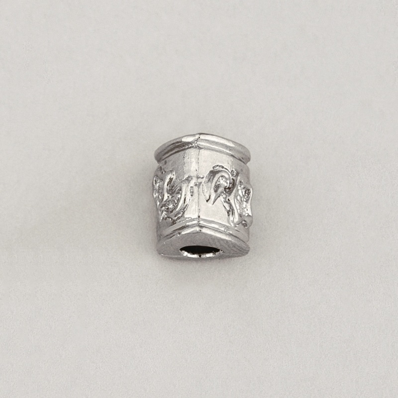 [115180000] Metal bead 10x12mm.Hole Ø 3mm
