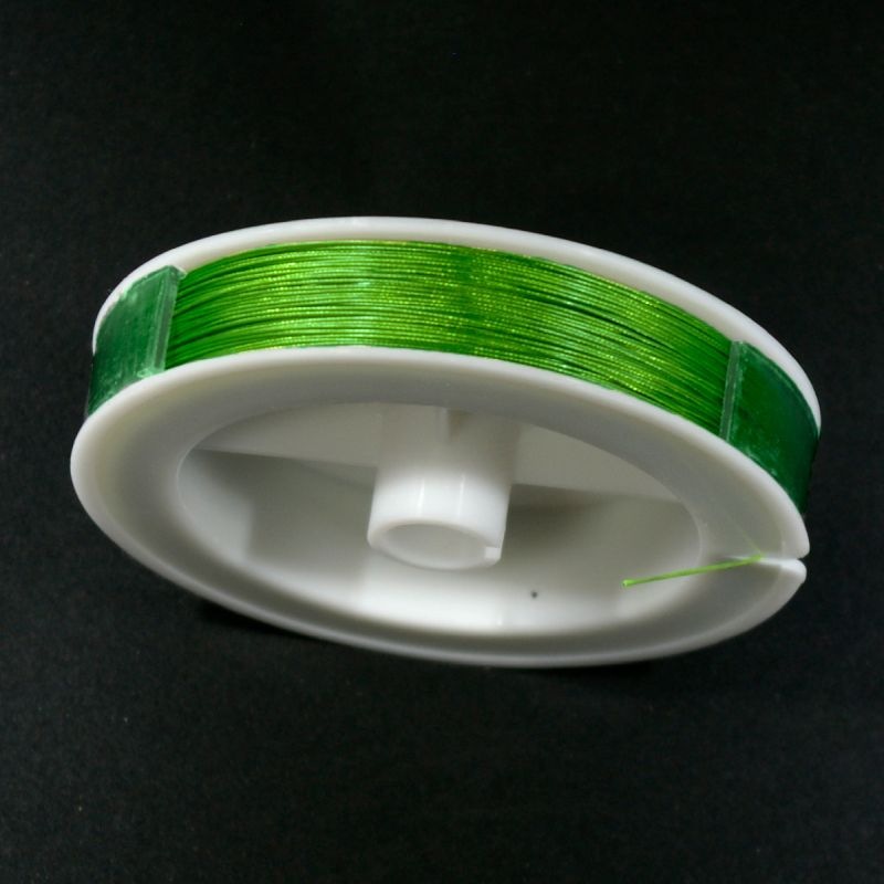 [539400900] Cà¢ble en acier Ø 0,62mm vert foncé
