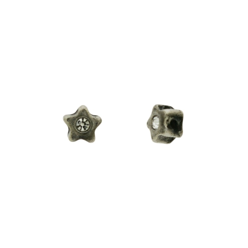 [120690600] Star spacer Ø 7mm + strass. Hole Ø 1mm.