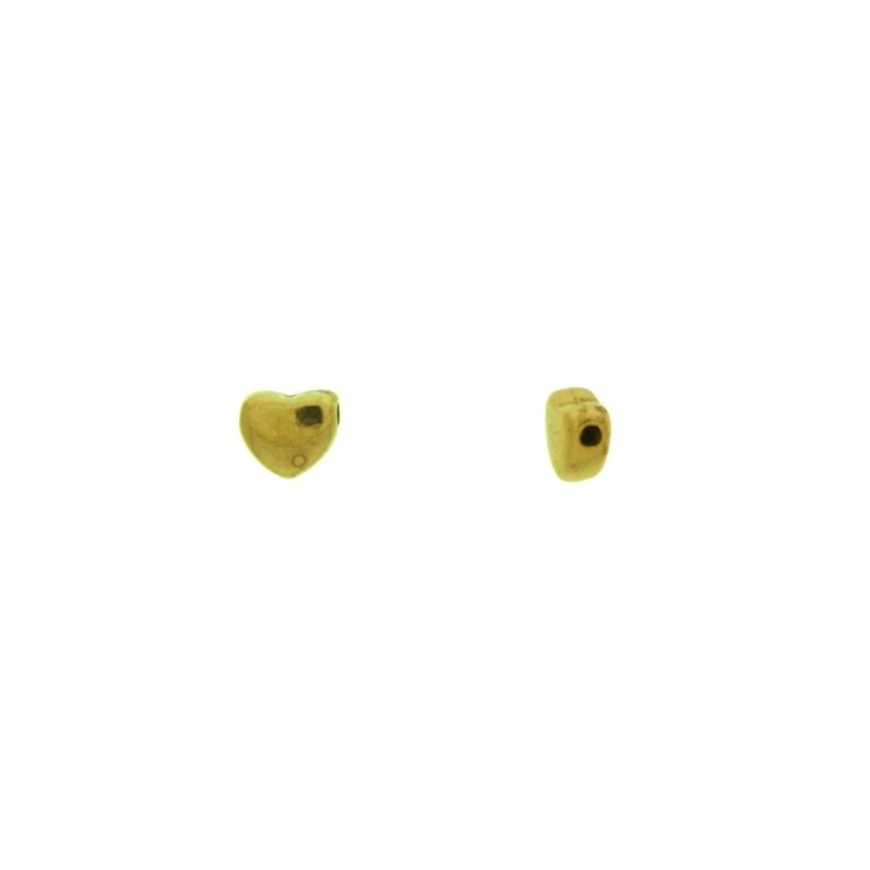 [112730000] Intercalaire coeur 6x5,5mm. Trou Ø 1mm.