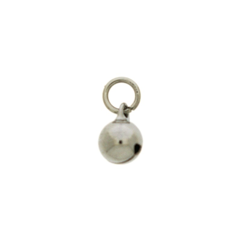 [119080898] Cascabel Ø 8mm montado con anilla redonda Ø7x hiloØ1,2mm