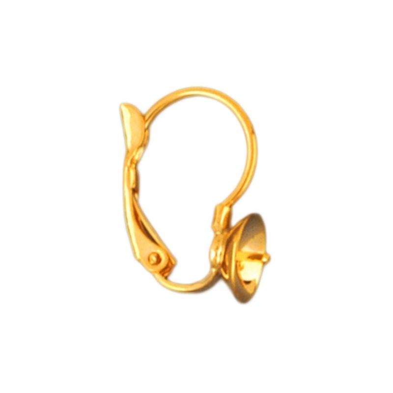 [638050800] Earclip 18x14mm with cup Ø 8mm