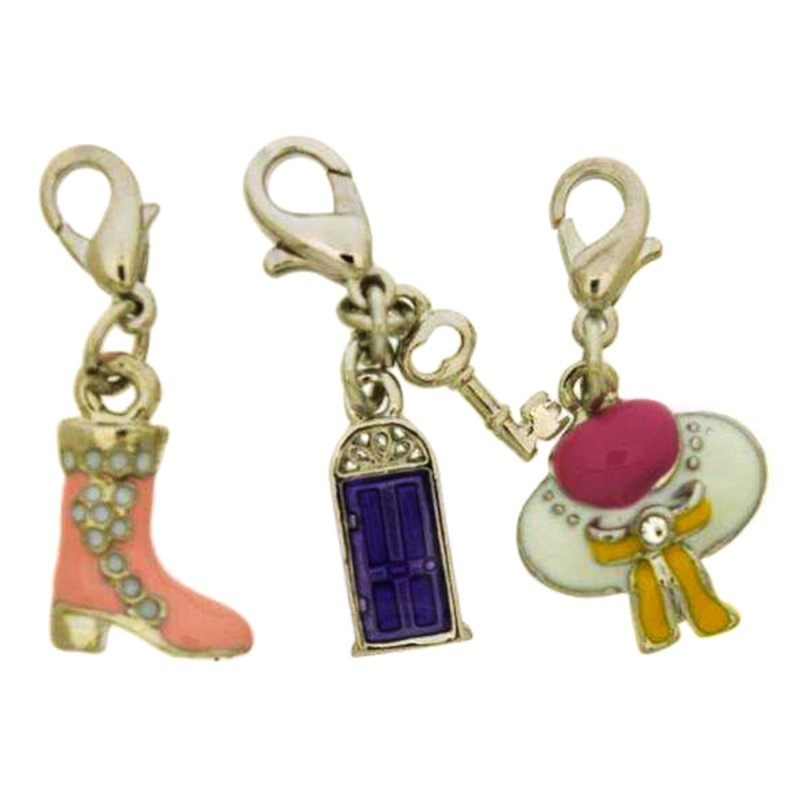 [125010600] Pack 3 pendentifs émaillés (sans nickel)