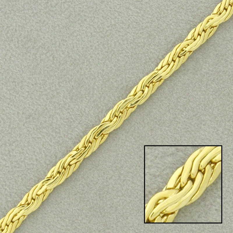 [525430000] Cadena de latón laminada ancho 3,7mm