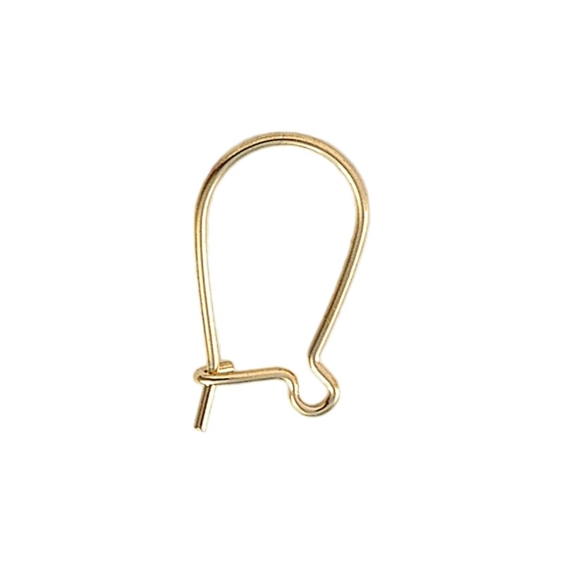 [635590000] Boucle d'oreille fil 14x8mm. Fil Ø 0,6mm