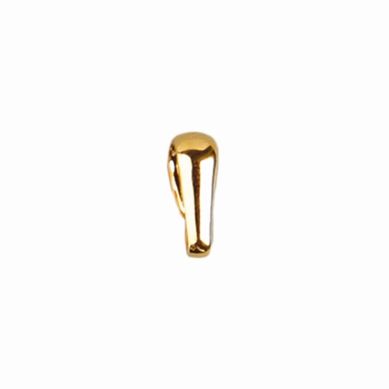 [114600000] Bélière 9,5x1,5mm. Passage pour chaîne ou cordon de Ø3,6mm.