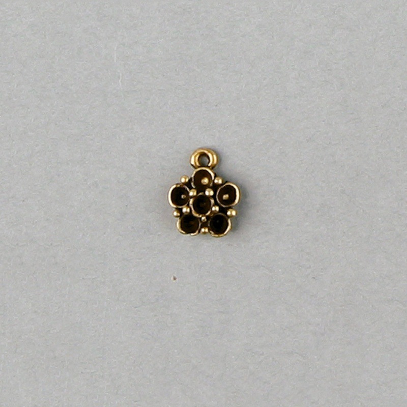 [116810000] Filigree finding Ø 10mm with 6 sockets to strass