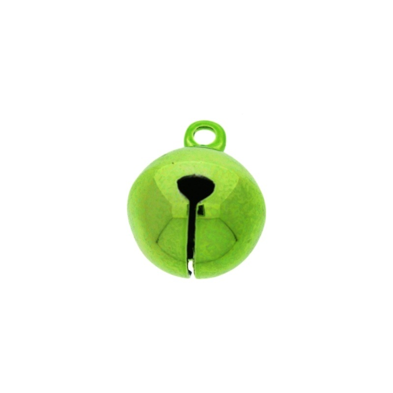 [123311400] Jingle bell Ø 14mm green colour nickel free