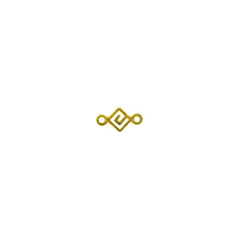 [912430500] Rombus brass spacer 12,4mmx6,6mm