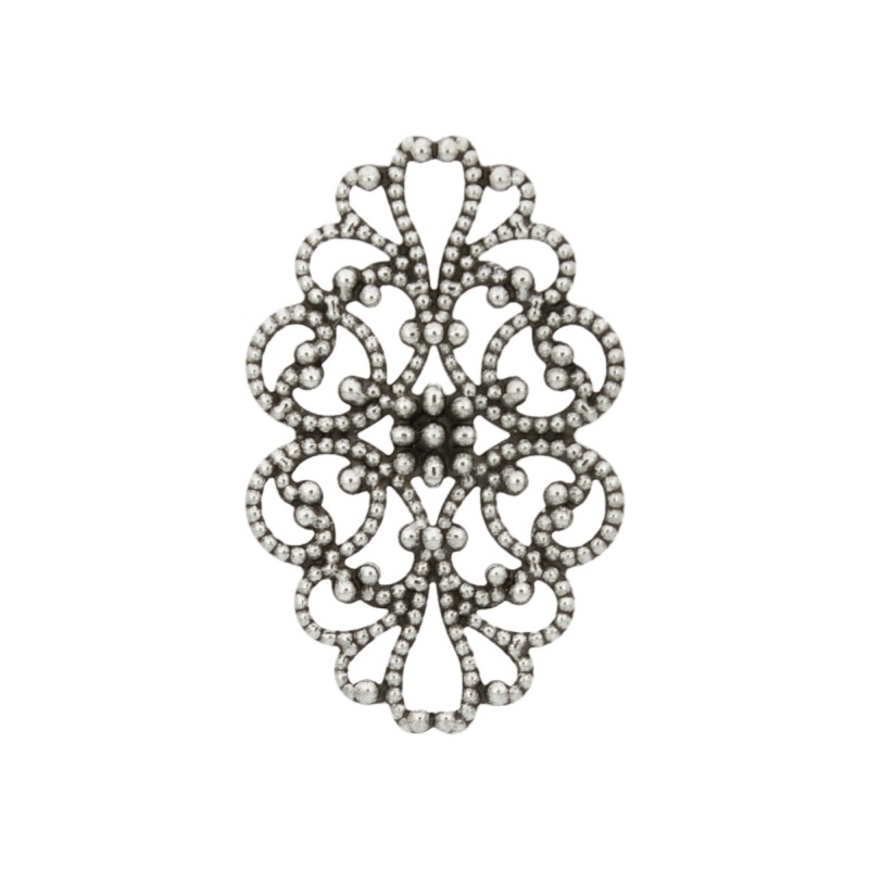 [121670000] Fornitura filigrana ovalada 32x20mm