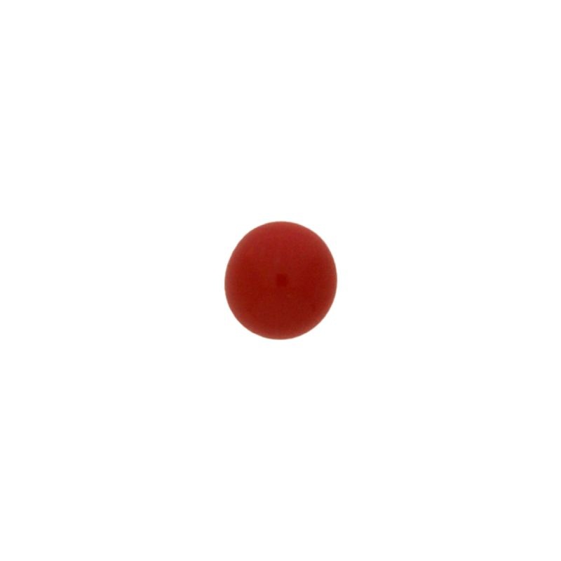 [750142000] Pierre cabochon Ø6mm base plate couleur terracotta