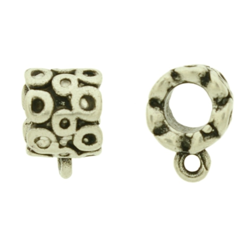 [120340000] Intercalaire 12,5x8,5mm 1 anneau. Trou Ø 5mm
