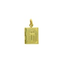 Pendentif médaillon bible 20x12mm