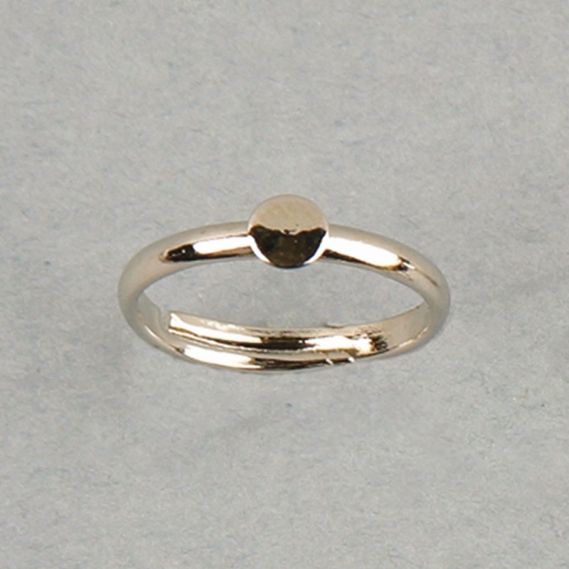 [117030000] Anillo regulable con disco Ø 4mm niquelado