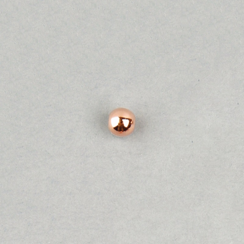 [111290800] Metallize ball Ø 8mm. Hole Ø 1,5mm