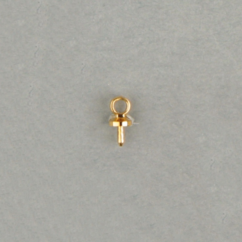 [112580000] Pendant Ø3mm disc for any size of 1 hole round pearls and tear pearls.