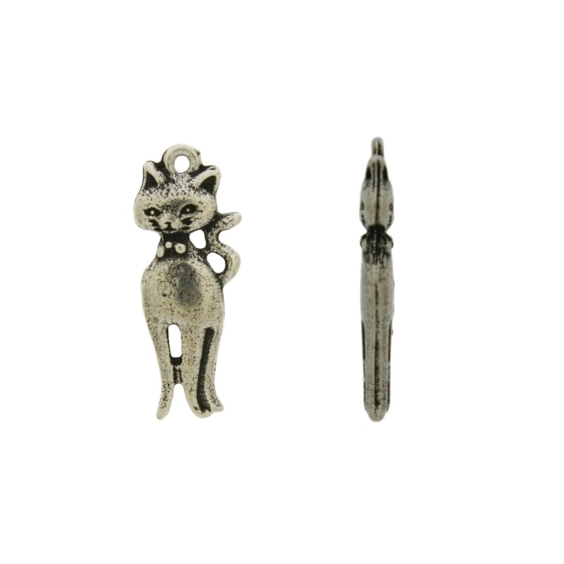 [120540000] Pendentif chat 25x9mm